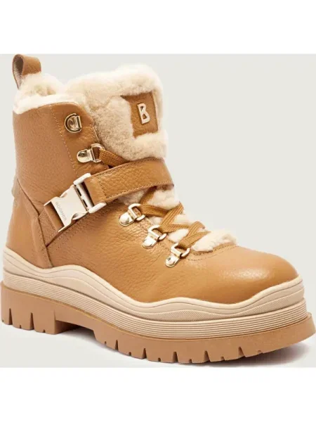 Botine Bogner din piele bej