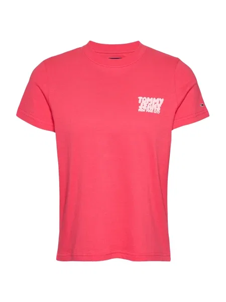 Tommy Jeans Tricou Bubble roz