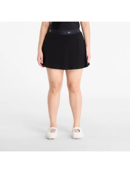 Sukně LACOSTE Skirt Black/ Black 36 černé