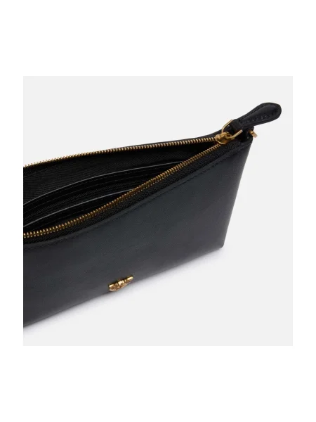 Rucsac Pinko fără toc din piele negru
