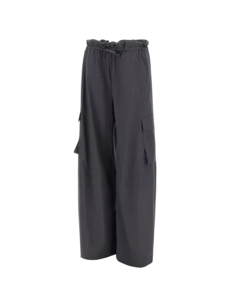 Pantaloni cargo Herno cu cordon gri