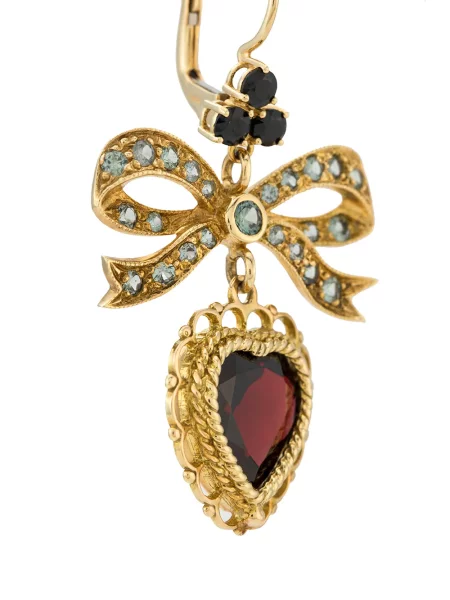 Auskarai Dolce & Gabbana su granatu geltona