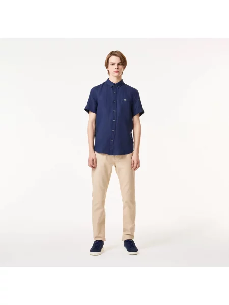 Рубашка Lacoste синяя