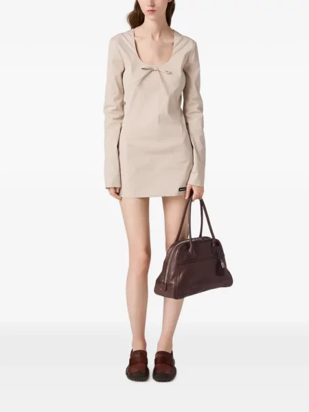 Rochie mini Miu Miu din poplin