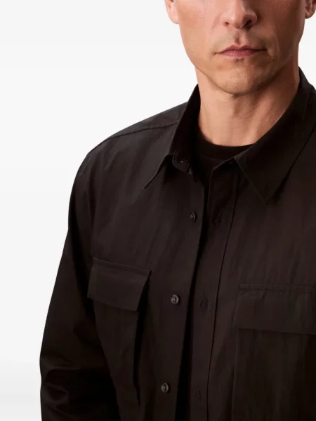 Cămașă Calvin Klein lungă negru