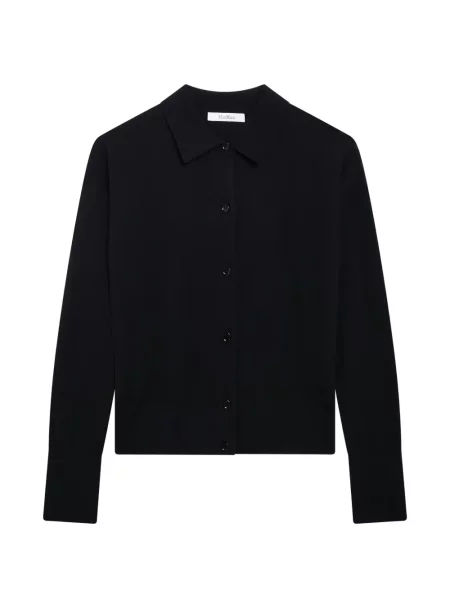 Gulerat cardigan Max Mara negru