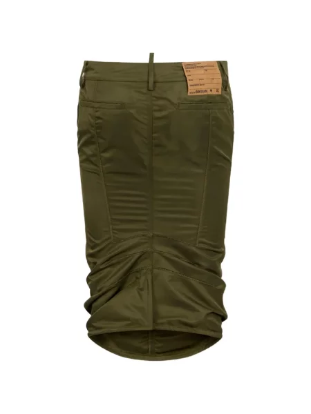 Fustă Dsquared2 cu volane verde