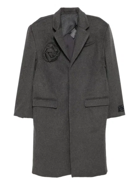 Palton Juntae Kim cu model floral gri