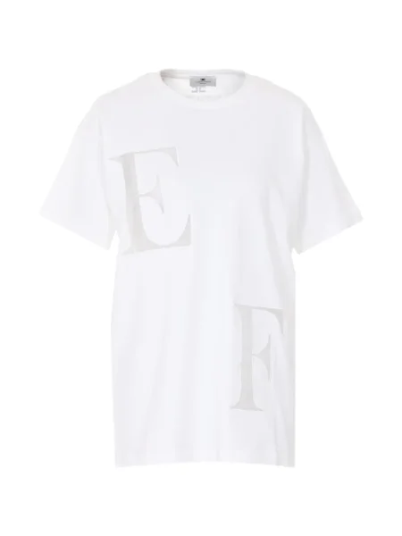 Tricou Elisabetta Franchi cu imagine alb