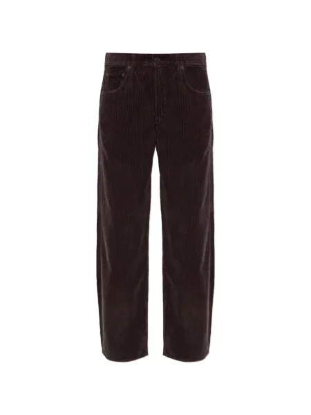 Pantaloni Agolde de catifea cord maro