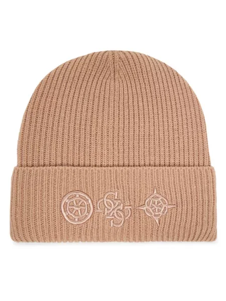 Шапка Guess бежева