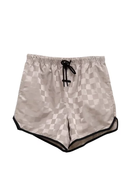 Pantaloni scurți Fear Of God Essentials în carouri cu cordon