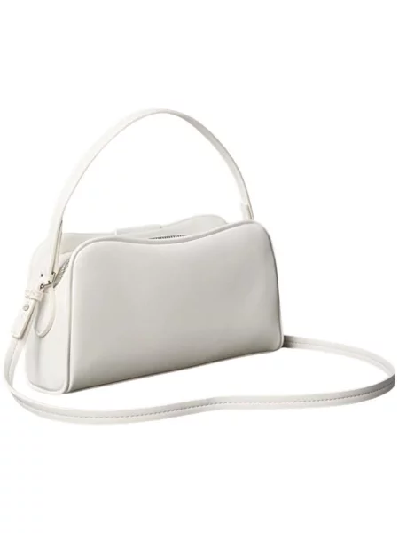 Calvin Klein Kabelka Emblem Trio Top Handle Camera Ba biela