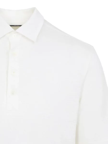 Koszulka polo dziecięca Zegna biała