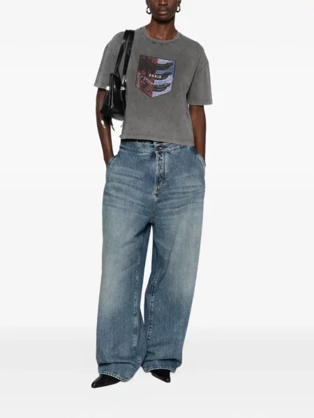 Stras tricou Elite gri