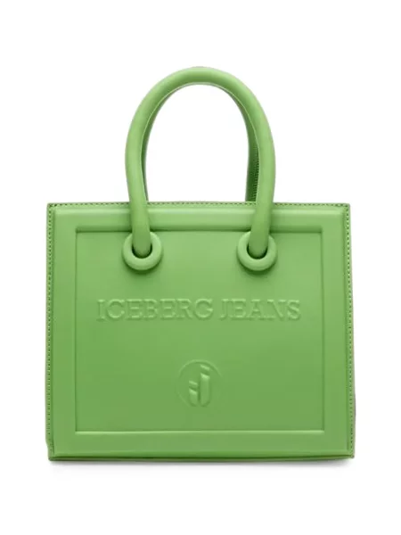 Geantă Iceberg cu autograf verde