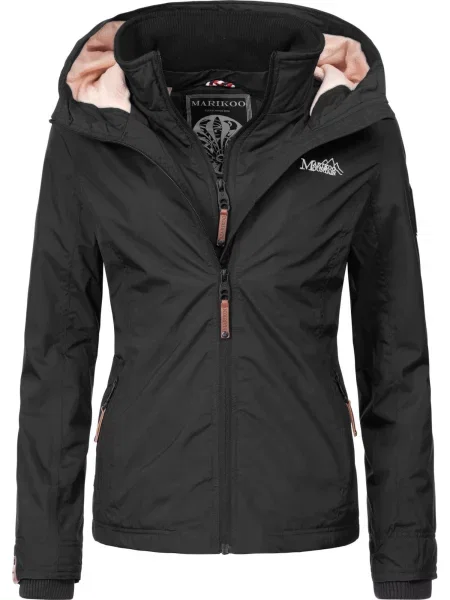 MARIKOO Funkcionalna jakna Erdbeere' črna