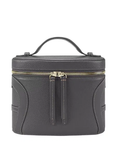 Geanta crossbody Aigner din piele gri