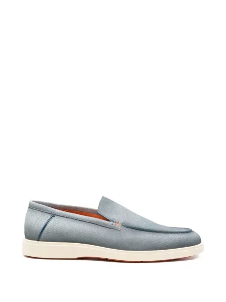 Pantofi loafer Santoni albastru