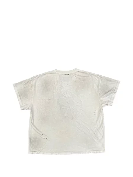 Tricou Sekrit zdrențuiți alb