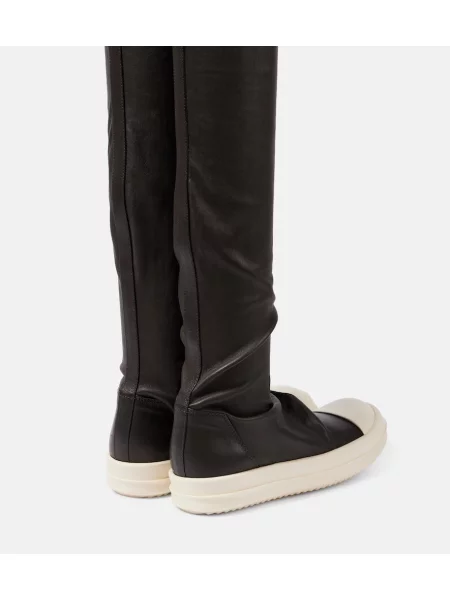 Ciorapi Rick Owens din piele gri