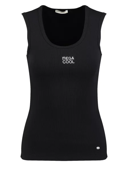 Key Largo Top Mega' negru