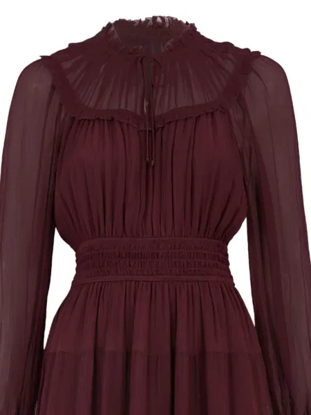 Svilena odgovarati mini haljina Ulla Johnson crvena