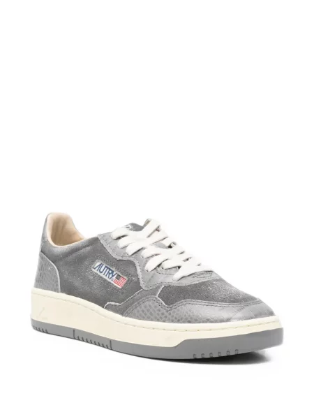 Sneakerși Autry din piele gri