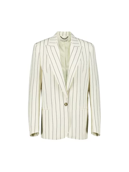 Marynarka Stella Mccartney w paski beżowa