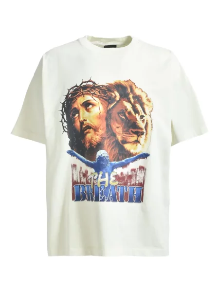 Tricou Breath cu imagine alb