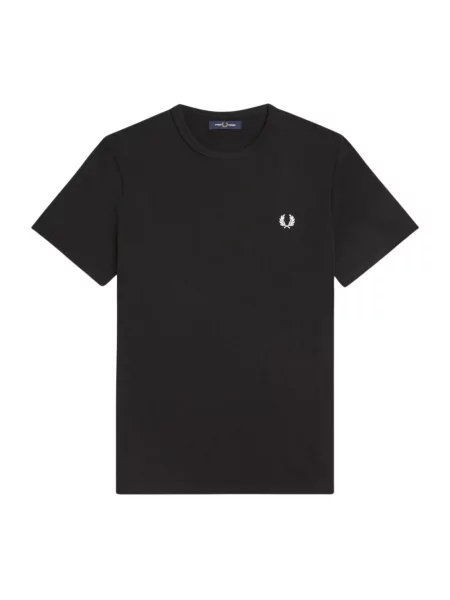 Fred Perry t-shirt Ringer T-Shirt z aplikacją czarny