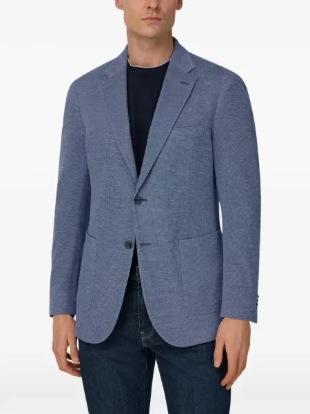 Jednořadá bunda Boggi Milano modrá