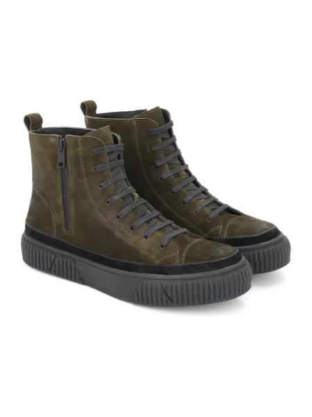 Sneakersy Kazar zamszowe zielone