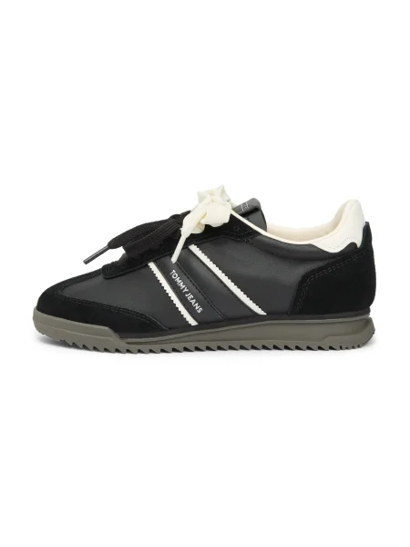 Sneakerși Tommy Jeans negru