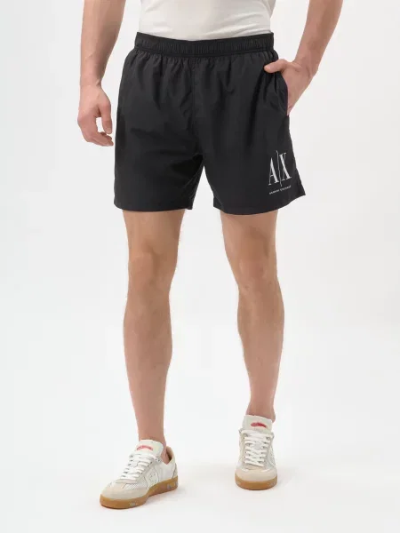 Шорти Armani Exchange чорні