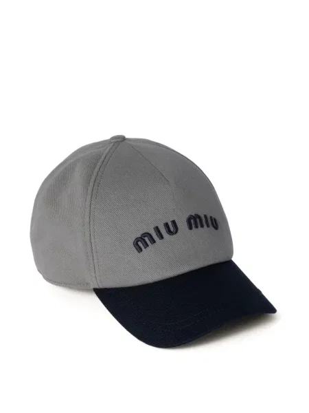 Șapcă Miu Miu gri