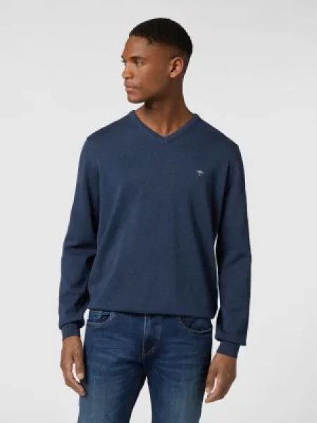 Fynch-Hatton Sweter grau granatowy