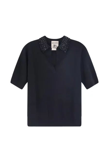 Scurt pulover Semicouture negru