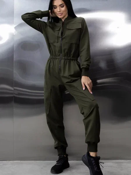 Летний комбинезон на зелений