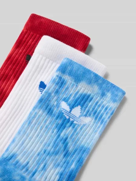 Tie dye skarpety Adidas Originals białe
