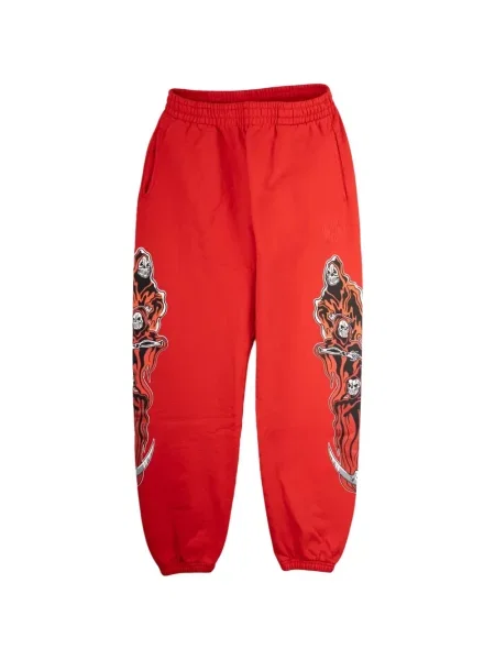 Pantaloni Warren Lotas alergare roșu