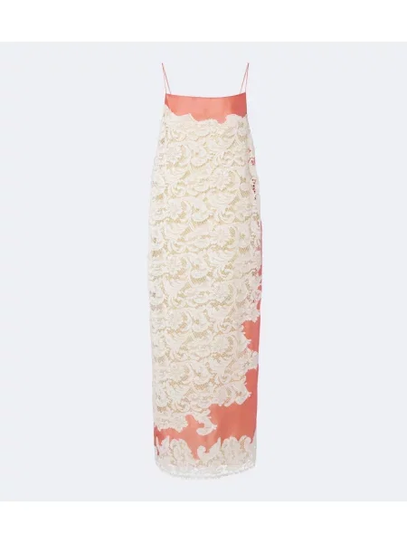 Rochie Khaite din dantelă alb