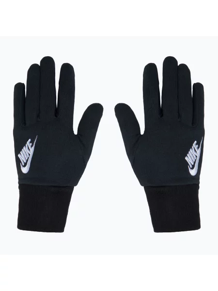 Běžecké rukavice Nike Club Fleece black/white bílé