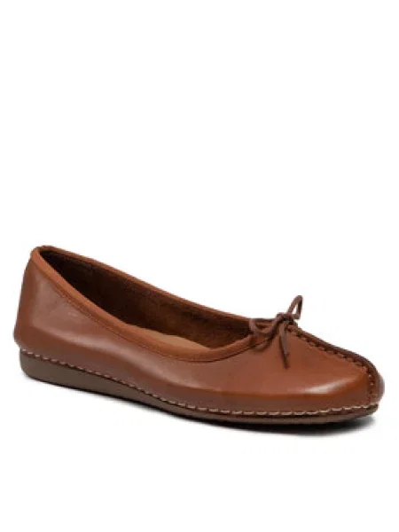Балетки Clarks коричневые