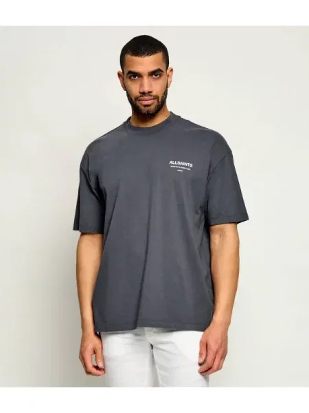 AllSaints Tricou DREAMER | Oversize fit gri