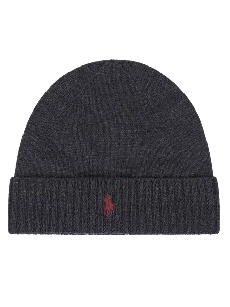 Pălărie Polo Ralph Lauren de lână gri