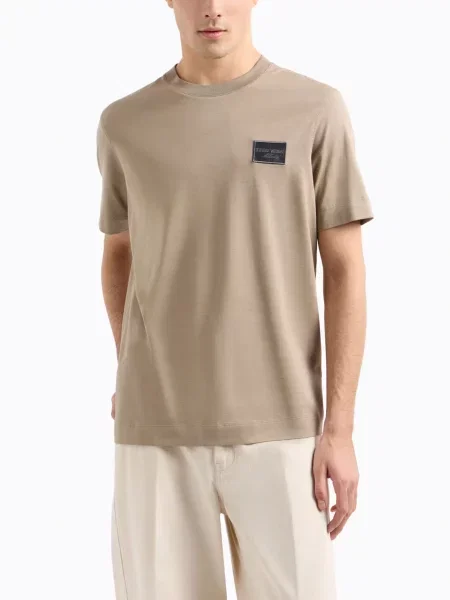 Футболка Emporio Armani коричневий