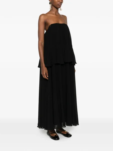 Rochie maxi Chloé de costum negru
