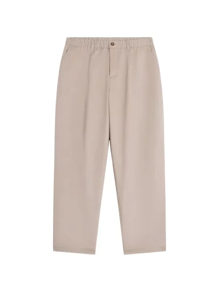 Pantaloni Maison Kitsune cu autograf gri