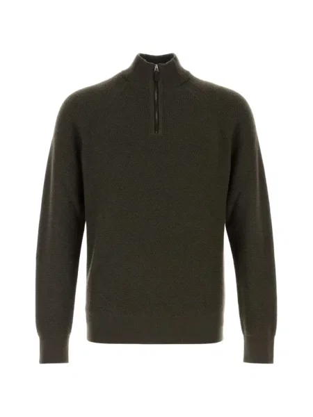 Pulover Zegna din cașmir verde